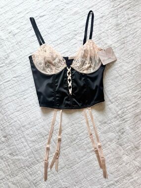 VINTAGE Y2K J.Lo Corset Bra Bustier Top Large NEW Deadstock